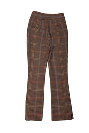 Current Boutique-Veronica Beard - Tan, Brown, Red, & Blue Houndstooth Dress Pants Sz 00