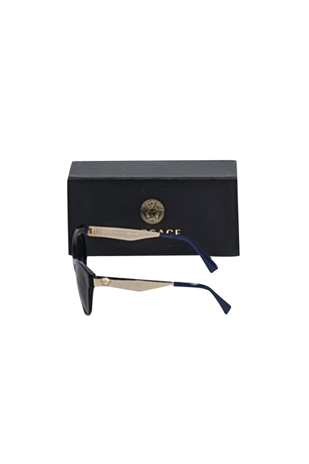 Current Boutique-Versace - Black Cat Eye Sunglasses