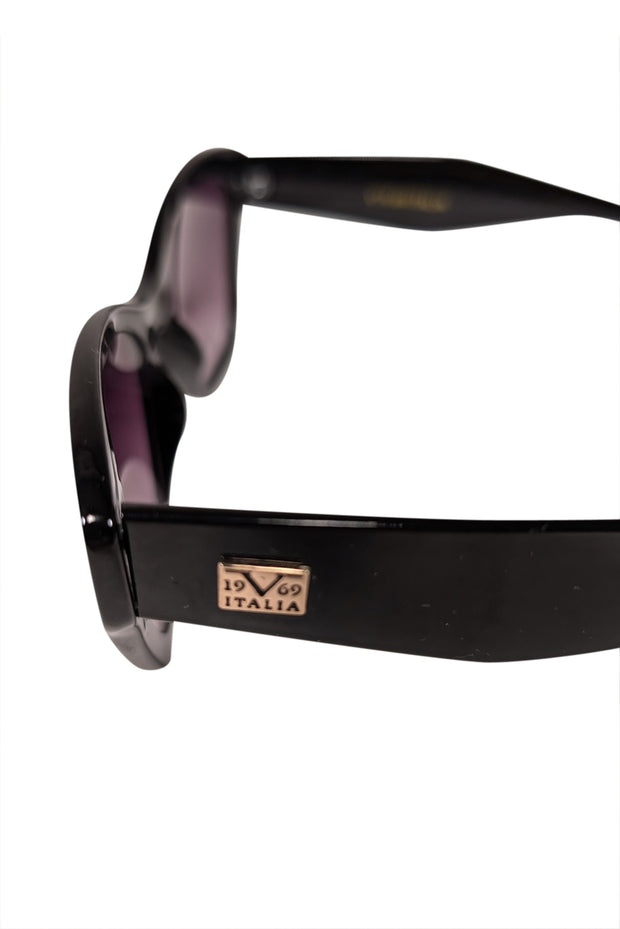 Current Boutique-Versace - Black V19.69 Italia Large Sunglasses