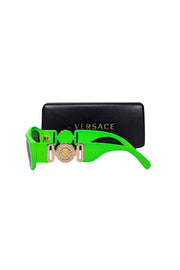 Current Boutique-Versace - Neon Green Sunglasses