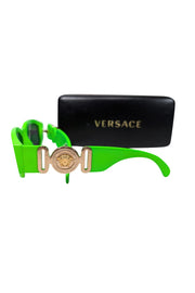 Current Boutique-Versace - Neon Green Sunglasses