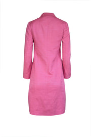 Current Boutique-Versace - Pink Long Jacket Sz 4