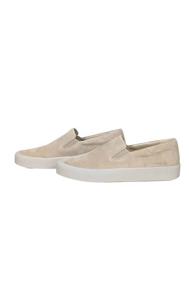 Current Boutique-Vince - Beige Suede Slip On Sneakers Sz 9