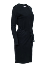 Current Boutique-Vince - Black Crew Neck Knit Dress Sz S