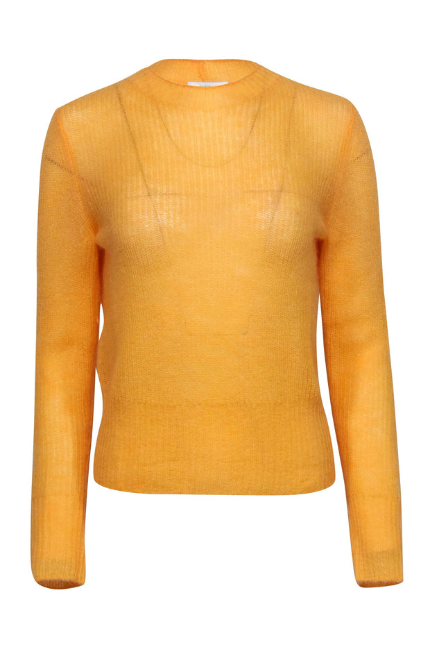 Current Boutique-Vince - Bright Orange Mohair Blend Sweater Sz S