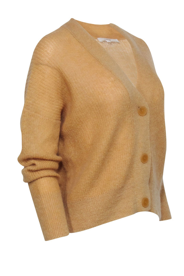 Current Boutique-Vince - Camel Mohair Blend Cardigan Sz S