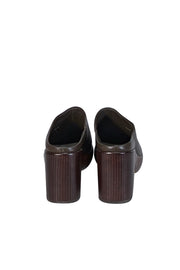 Current Boutique-Vince - Dark Brown Leather Mule Clogs Sz 8