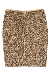 Current Boutique-Vince - Gold Sequin Skirt Sz 8