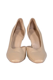 Current Boutique-Vince - Nude Leather Basic Pumps Sz 9