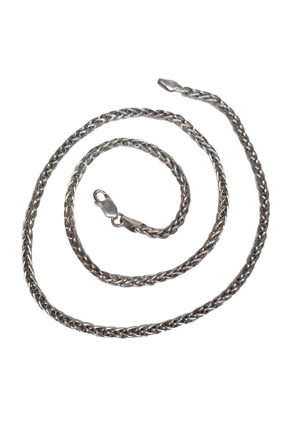 Current Boutique-Vintage - Sterling Silver Rope Chain Necklace