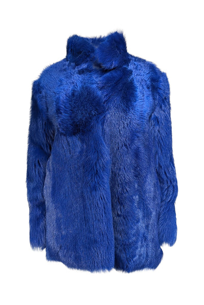 Current Boutique-Whistles - Blue "Electric Toscana Sheepskin" Jacket Sz S/M