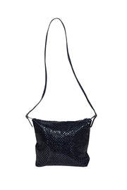 Current Boutique-Whiting & Davis - Navy Metal Mesh Crossbody Bag