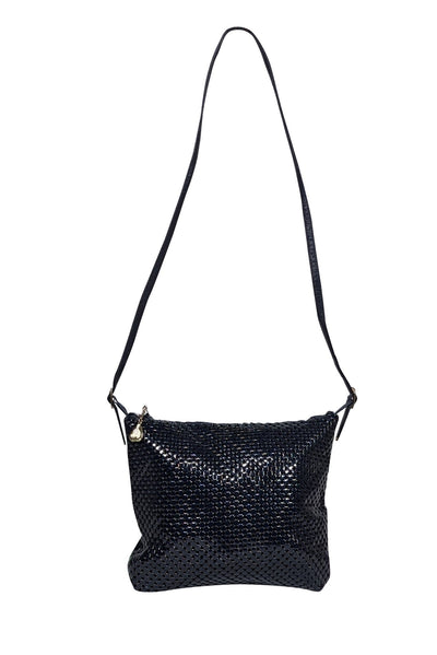 Current Boutique-Whiting & Davis - Navy Metal Mesh Crossbody Bag