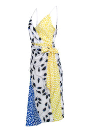 Current Boutique-Yumi Kim - White, Yellow, & Black Floral Dress Sz M