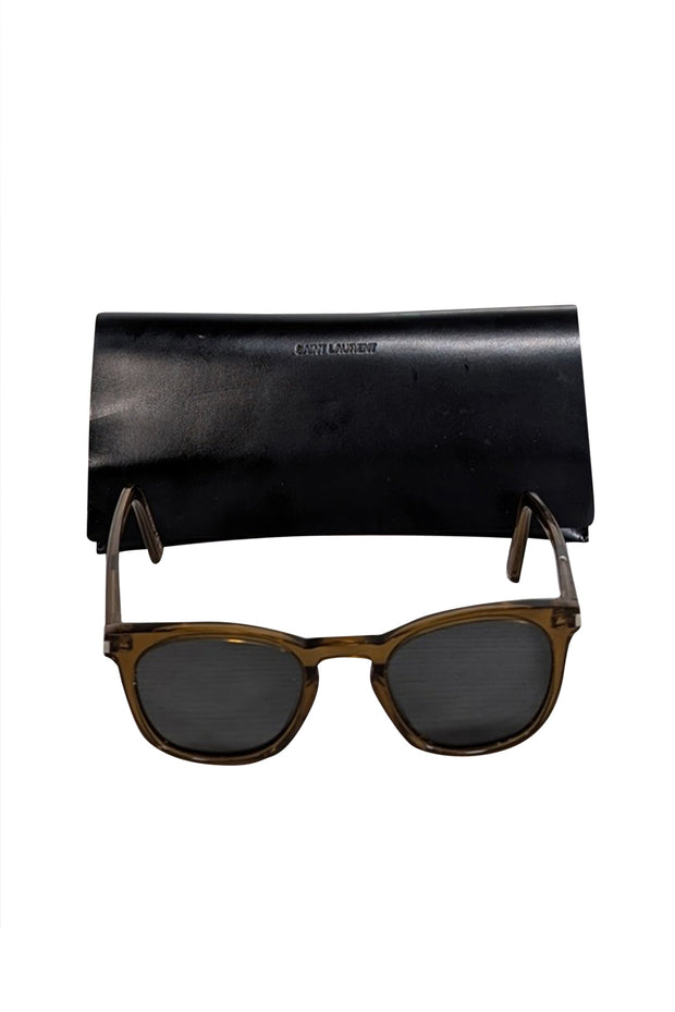 Current Boutique-Yves Saint Laurent - Brown Translucent Sunglasses