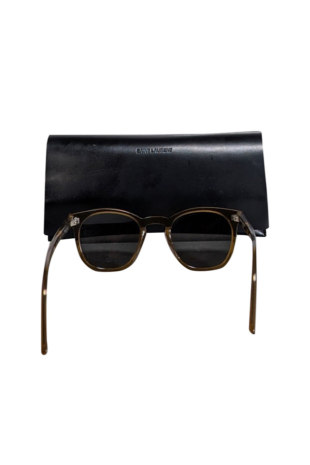 Current Boutique-Yves Saint Laurent - Brown Translucent Sunglasses