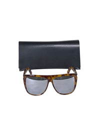 Current Boutique-Yves Saint Laurent - Light Brown Tortoise Sunglasses