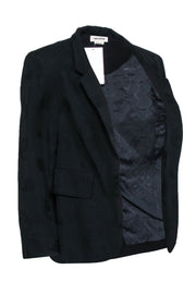 Current Boutique-Zadig & Voltaire - Black Paisley Brocade Blazer Sz 2