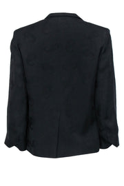 Current Boutique-Zadig & Voltaire - Black Paisley Brocade Blazer Sz 2