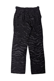 Current Boutique-Zadig & Voltaire - Black Zebra Print Silk Straight Leg Pants Sz 10