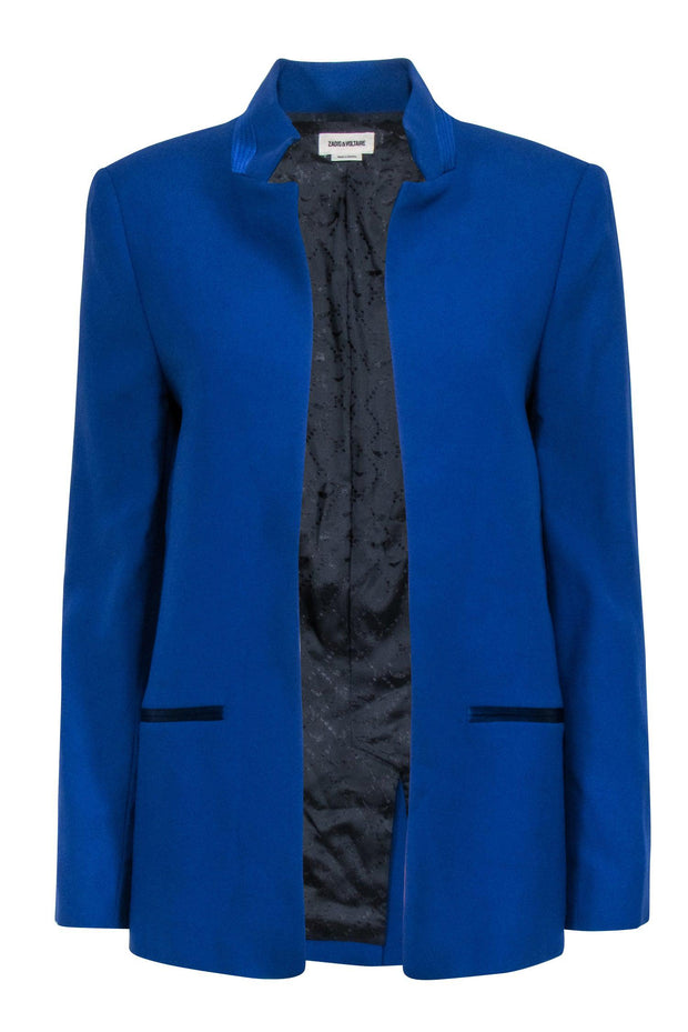 Current Boutique-Zadig & Voltaire - Blue Open Front Blazer Sz M