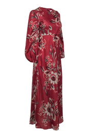 Current Boutique-Zimmermann - Rust Red Maxi Dress w/ Floral & Paisley Print Sz 6