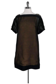 Current Boutique-3.1 Phillip Lim - Black Nude Lining Dress Sz 2