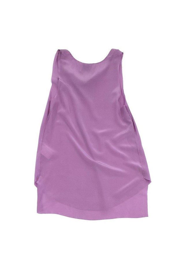 Current Boutique-3.1 Phillip Lim - Lilac Silk Cowl Neck Tank Sz 8