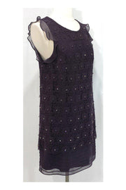 Current Boutique-3.1 Phillip Lim - Plum Crochet & Rhinestone Dress Sz 4