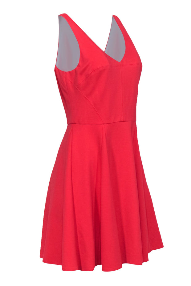 Current Boutique-ABS by Allen Schwartz - Coral Sleeveless Fit & Flare Dress Sz L