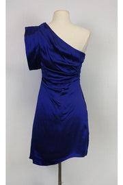 Current Boutique-ABS by Allen Schwartz - Indigo One Shoulder Dress Sz 4