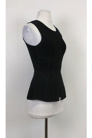 Current Boutique-A.L.C. - Black Peplum Top Sz XS