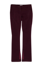 Current Boutique-A.L.C. - Burgundy Split Hem Skinny Slacks Sz 4