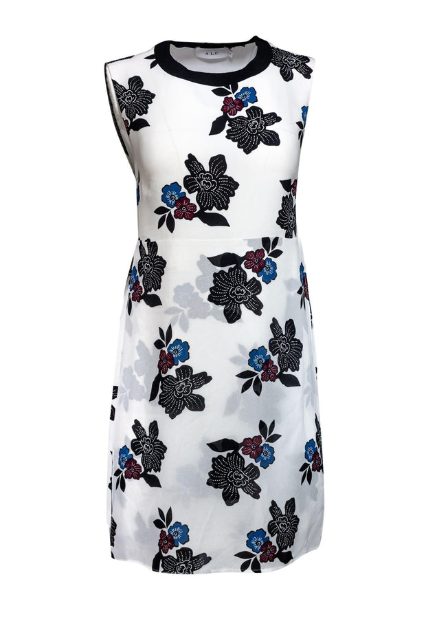 Current Boutique-A.L.C. - White Floral Dress Sz 8