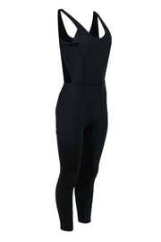 Current Boutique-A.L.C. x Bandier - Black Sleeveless Catsuit w/ Back Cutout Sz L