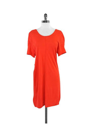 Current Boutique-Acne - Bright Orange Cut Out Back Dress Sz 10