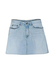 Current Boutique-Acne - Light Wash Denim A-Line Skirt Sz 26