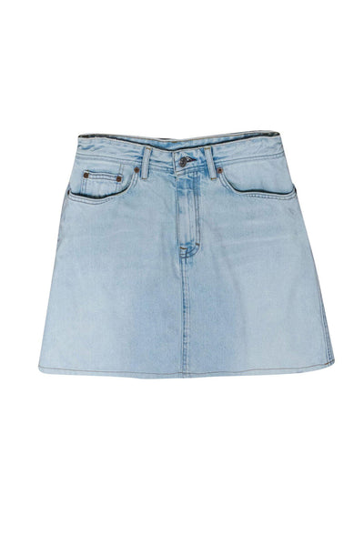 Current Boutique-Acne - Light Wash Denim A-Line Skirt Sz 26