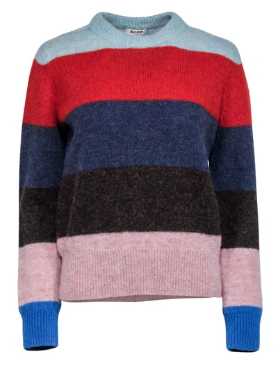 Current Boutique-Acne Studios - Multi-Color Stripe Wool Sweater Sz XS