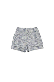 Current Boutique-Adam Lippes - Grey & Blue Tweed Shorts Sz 4