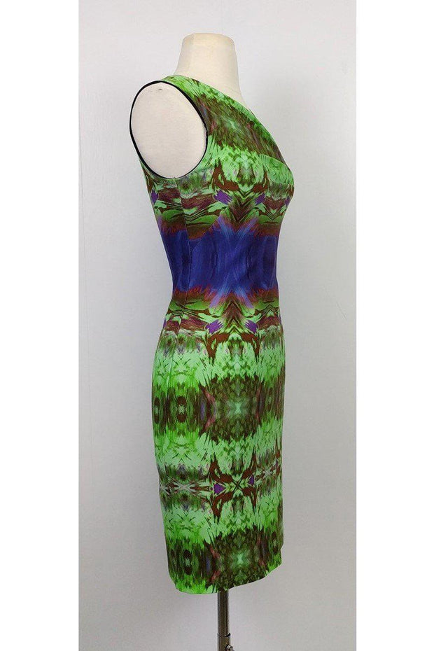 Current Boutique-Aidan Mattox - Printed Bodycon Dress Sz 2