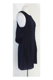 Current Boutique-Aijek - Navy Silk Sleeveless Dress Sz 4