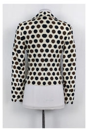 Current Boutique-Akris - Cream Polka Dot Jacket Sz 4