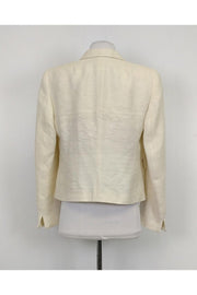 Current Boutique-Akris - Cream Ribbed Blazer Sz 10