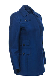 Current Boutique-Akris - Navy Blue Longline Peacoat Sz 6