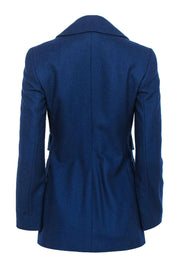 Current Boutique-Akris - Navy Blue Longline Peacoat Sz 6