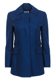 Current Boutique-Akris - Navy Blue Longline Peacoat Sz 6