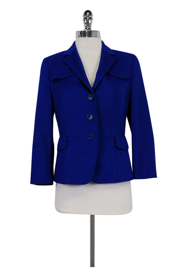 Current Boutique-Akris Punto - Royal Blue Blazer Sz 6