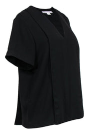 Current Boutique-Alexander Wang - Black V-Neck Layered Tee Sz 10