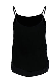 Current Boutique-Alice & Olivia - Black Crinkled Textured Camisole Sz XS